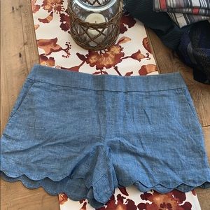 Loft Chambray shorts
